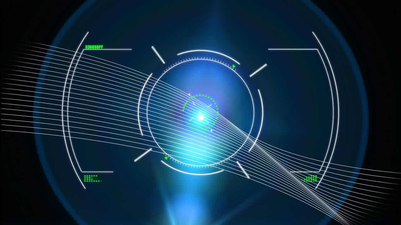 파란색 배경의 카메라를 통해 보는