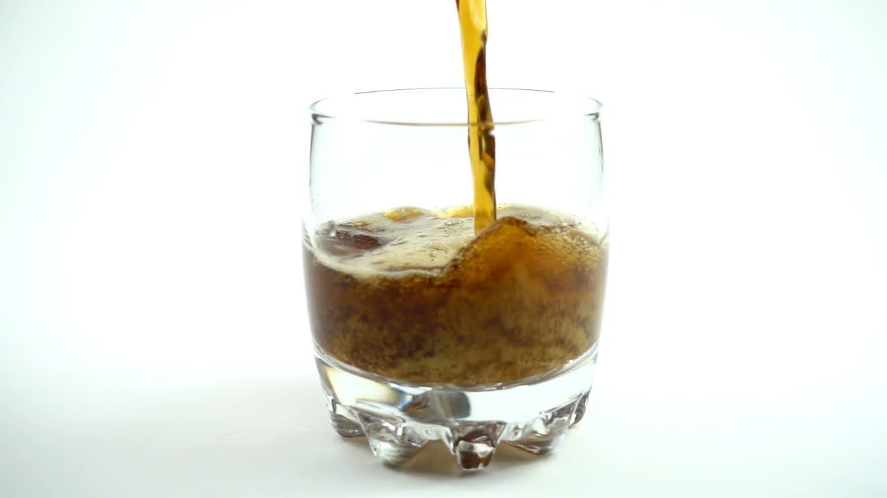 Coca Cola. Rallentatore.