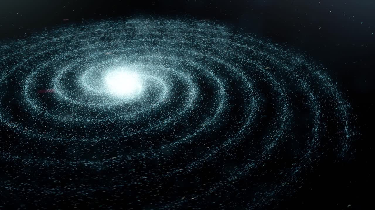 galaxia espiral en el espacio profundo