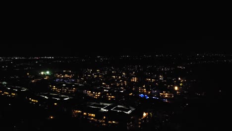 A-night-drone-shot-of-a-resort-in-the-Dominican-republic