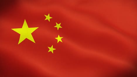 signo animado nacional de china, bandera china animada, bandera china ondeando, bandera de china ondeando en el viento. la bandera nacional de china animada. signo de china animación. 4k (3840 x 2160)