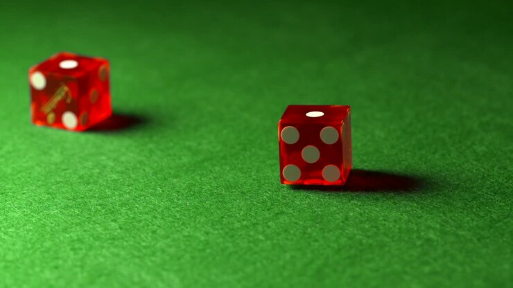 Casino Dice Roll Snake Eyes