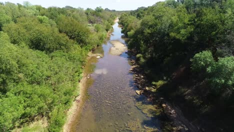 Aerial-flight-over-the-Colorado-River-near-Mullin-or-Regency-Texas