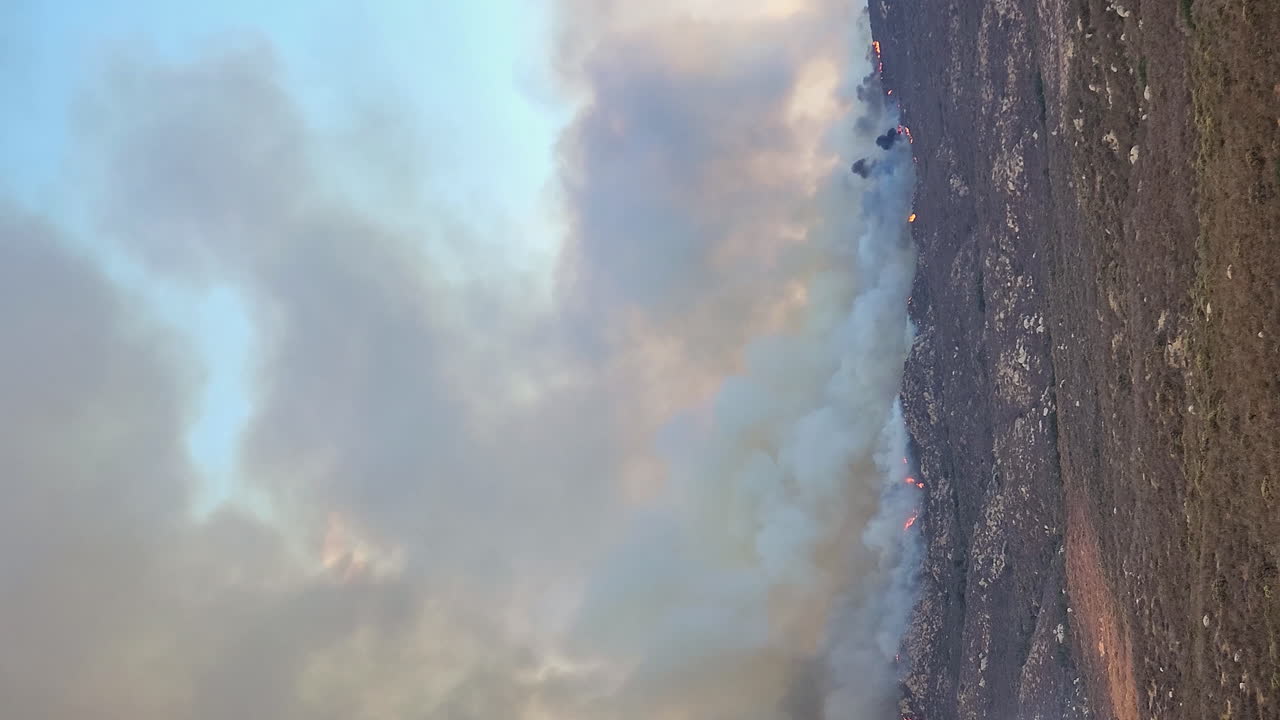 미국 캘리포니아 헤멧 페어뷰 대형 화재