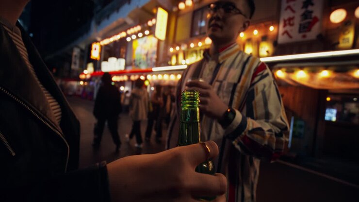 Serata a bere a Tokyo