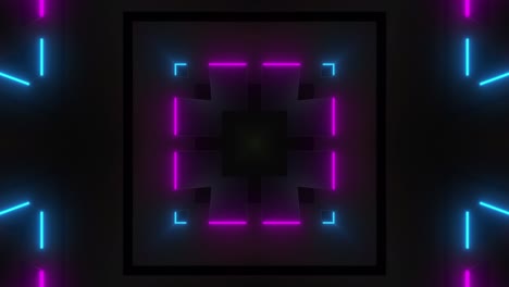 fondo con patrón geométrico de neón