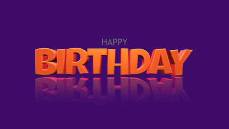 Reflektierende-Freude-3D-Gerenderte-Geburtstagskarte-Mit-Schimmerndem-Happy-Birthday-Text