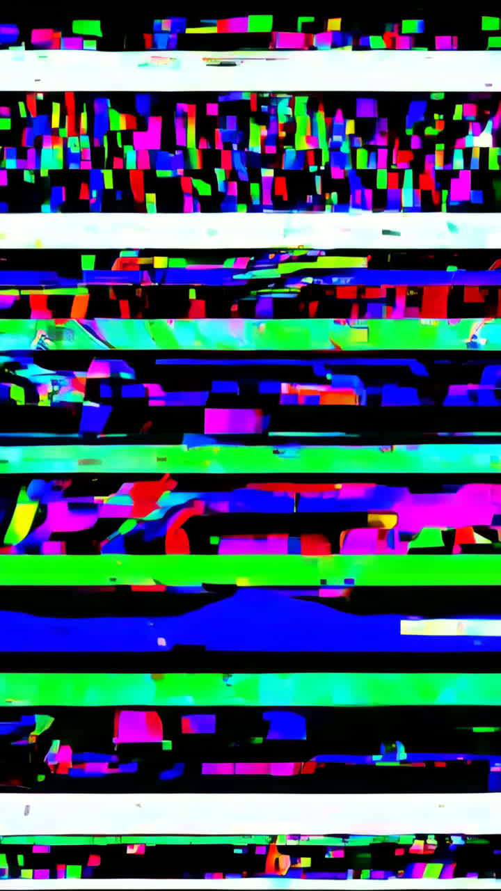 arte de glitch abstracto