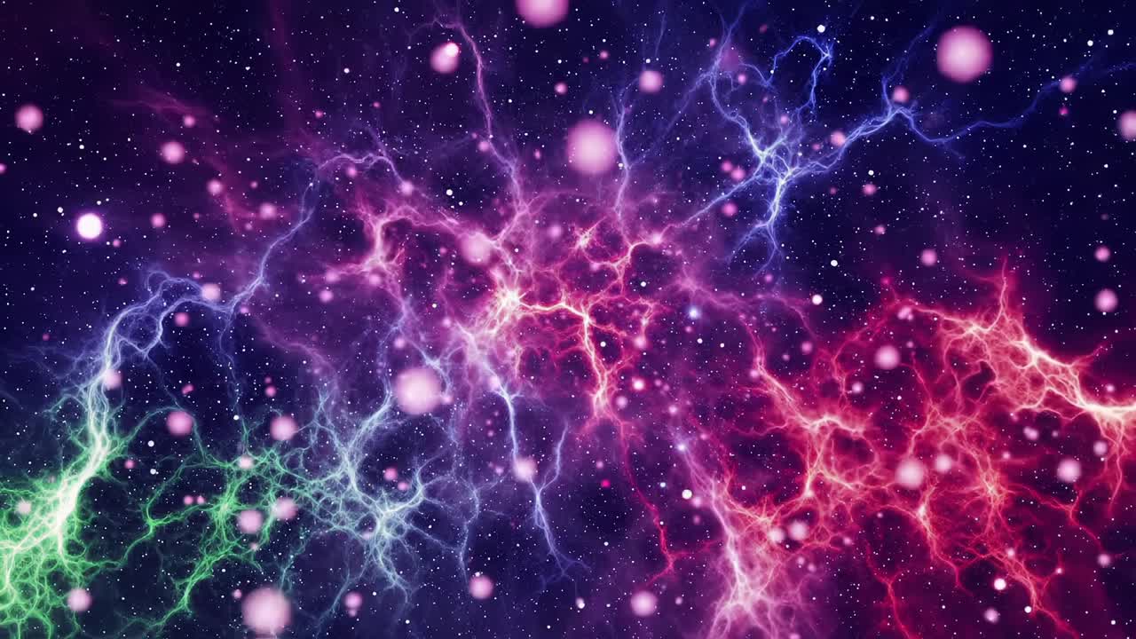 Captivating Cosmic Energy: A Mesmerizing Exploration of Vibrant Colors and Ethereal Light in a Stunning Galactic Background