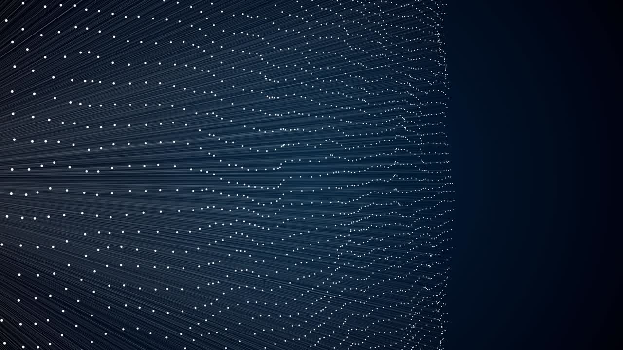 Abstract computer generated geometrical animation