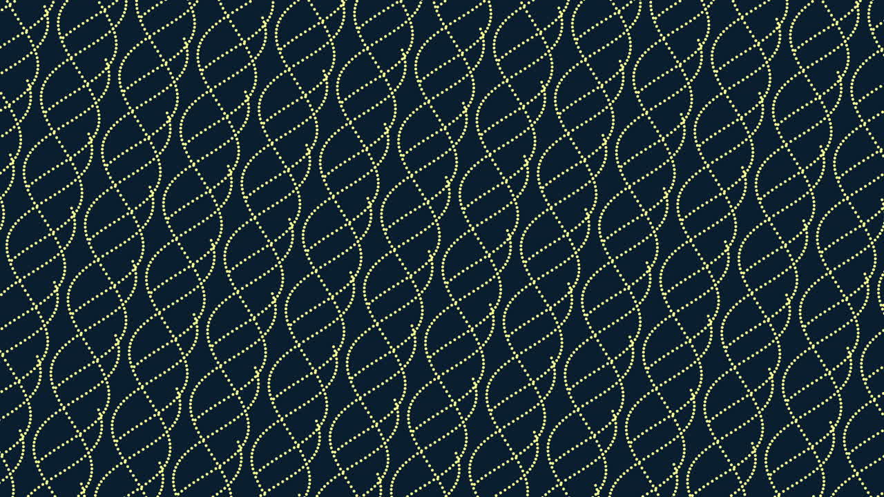 A mesmerizing blue and white wavy pattern, consisting of small, curved lines and zigzag shapes, creates a visually striking design on a dark blue background