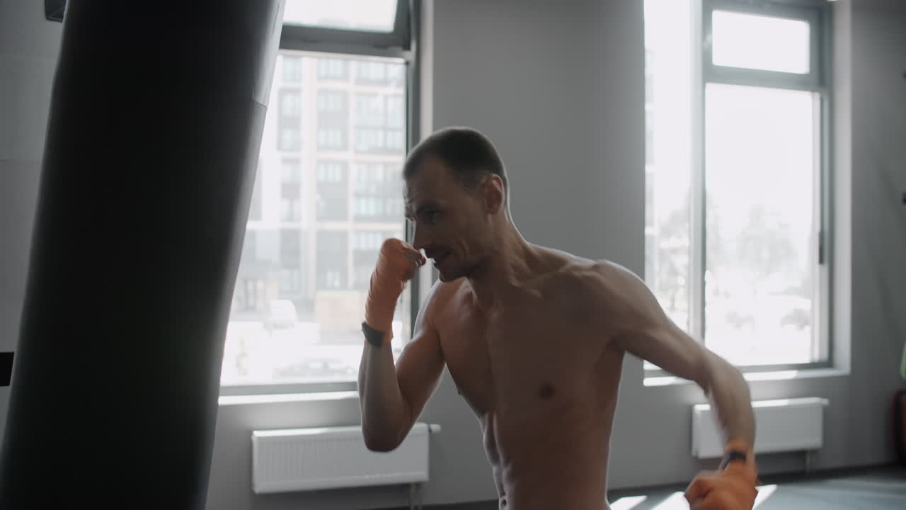 남자 권투 훈련