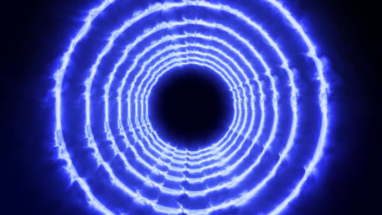 animación de túnel de círculo 3d gráficos de movimiento