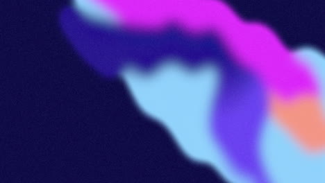 animación de texto wow en letras rojas en burbuja de habla retro sobre fondo multicolor