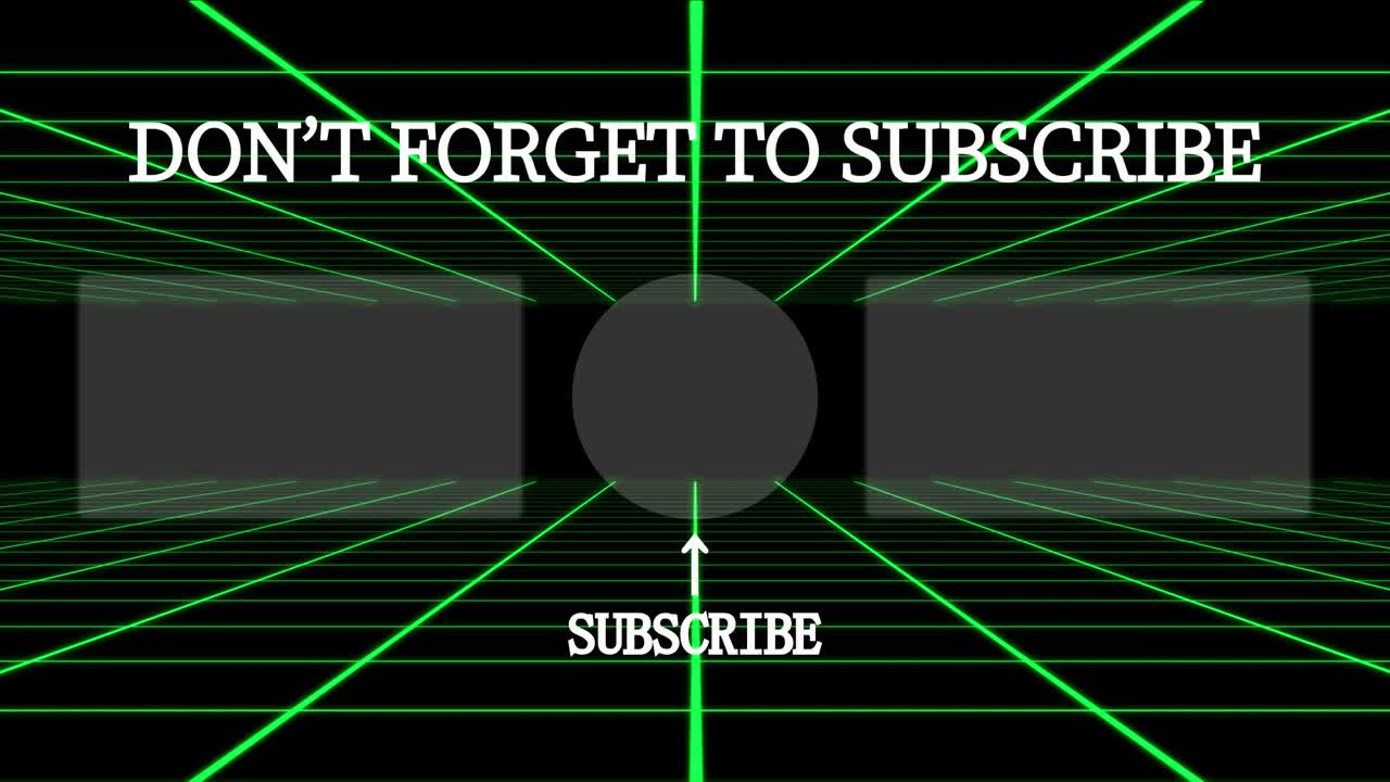 그리드 이동 엔드 카드 엔딩 스크린 모션 그래픽