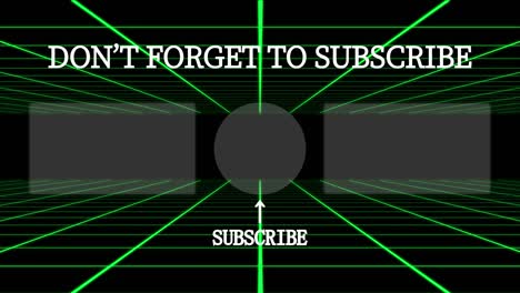 movimiento de la cuadrícula card end ending screen motion graphics