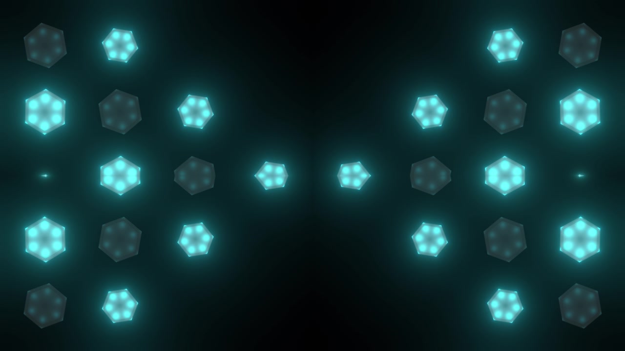 Abstract Teal Light Pattern