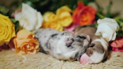 newborn australian shepherd puppies