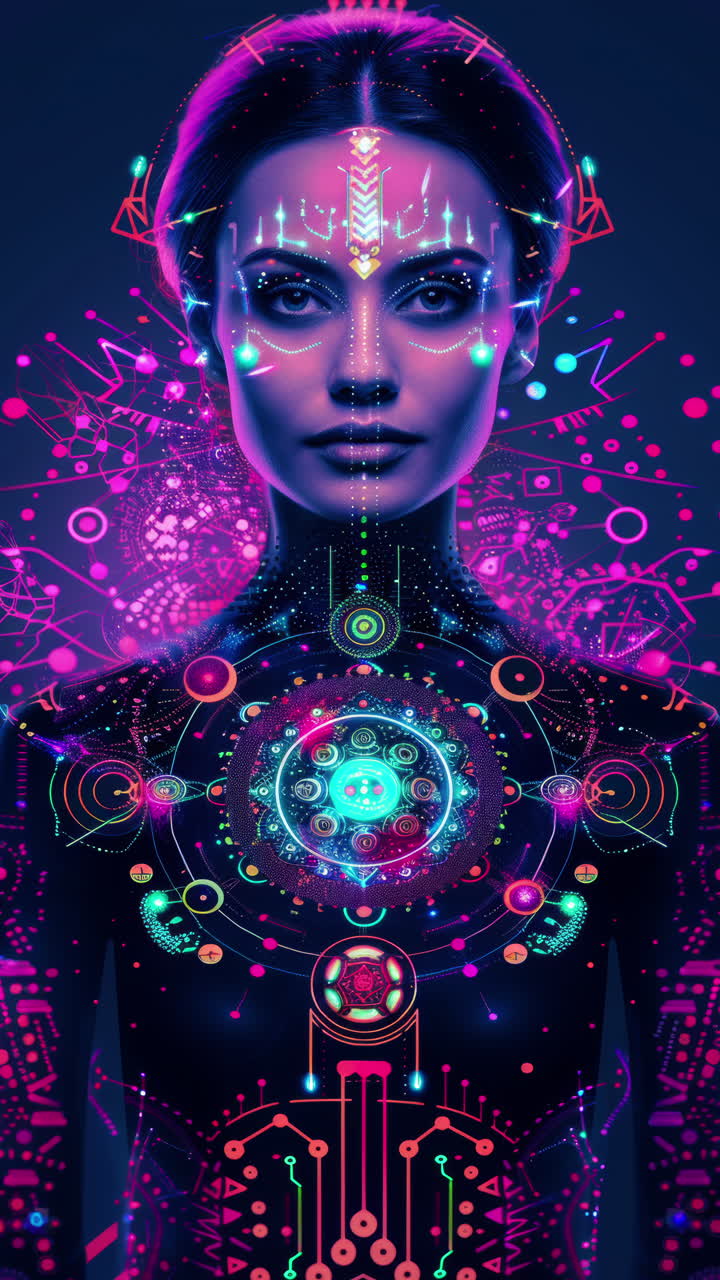 hermosos modelos de moda cósmicos hechos con ai