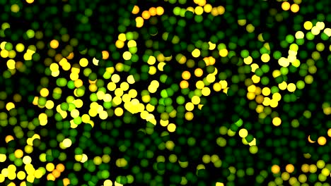 abstract animation stylized green and yellow background