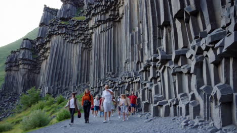 basalt columns in iceland