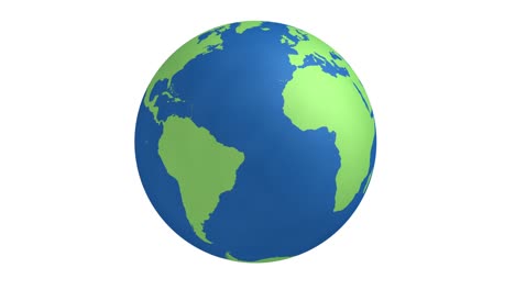 globo terrestre animación de video en 4k