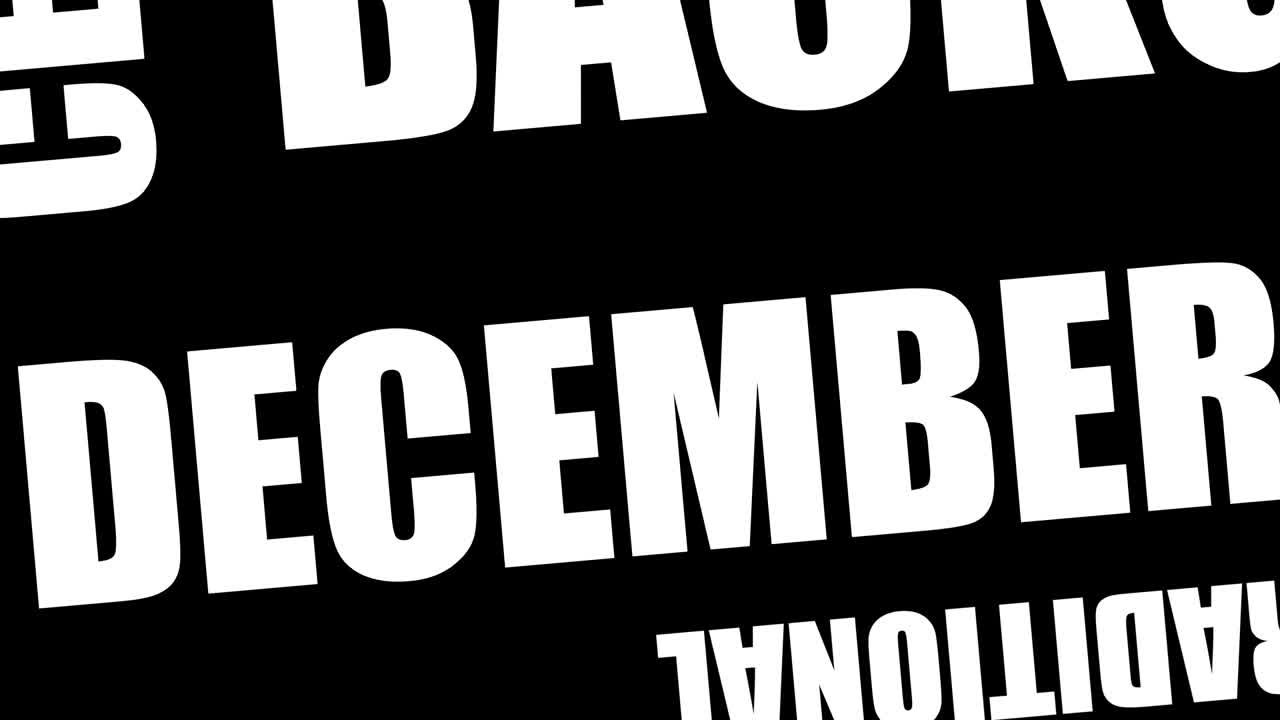 feliz navidad palabra bucle de nube - animación 20 palabras