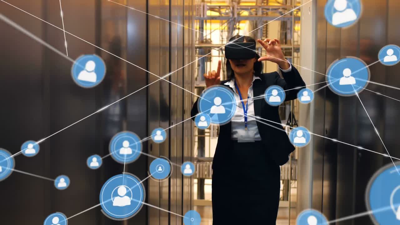 여성을 배경으로 한 연결 네트워크의 활성화