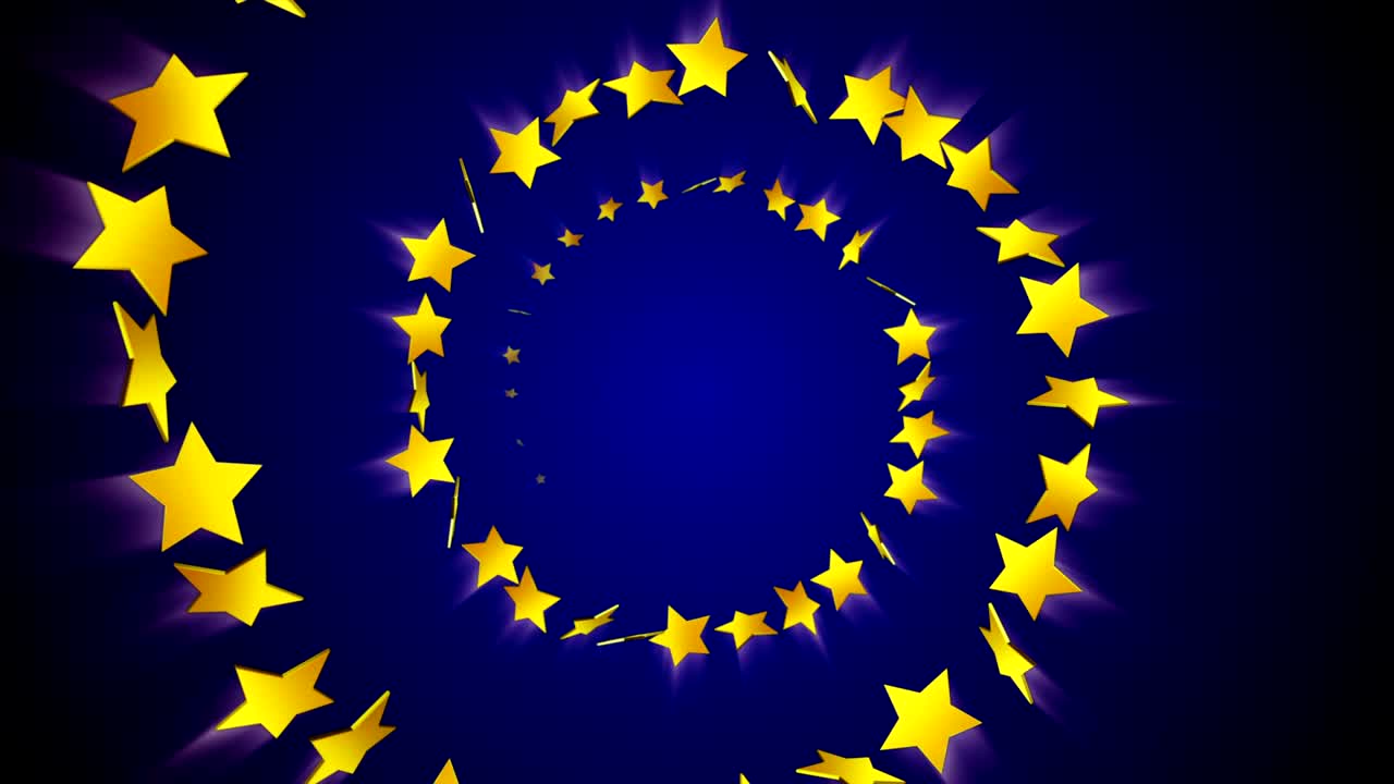 스타 애니메이션, 배경, 렌더링, 루프