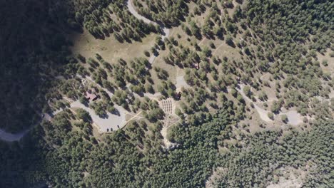 Drone-flying-over-park-in-Boulder-Colorado