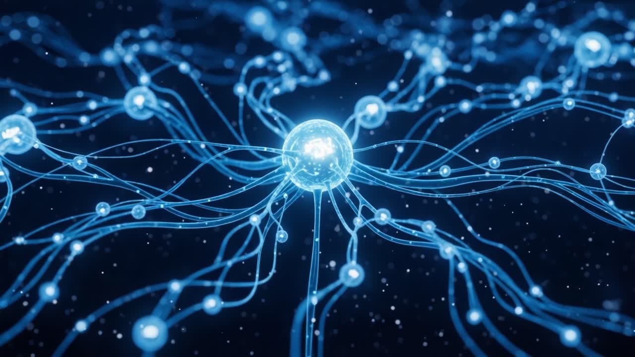A Stunning Visualization of Complex Neural Networks Demonstrating the Intricate Connections and Interactions of Neurons in a Digital Environment
