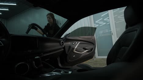 professional car detailing – washing, ceramic coating, and interior cleaning
