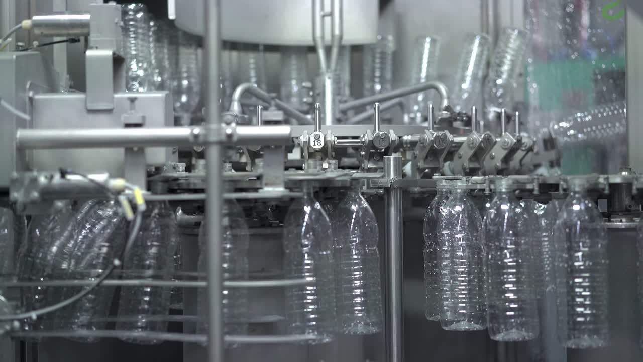 Bottle Filling and Packaging Machine in Action