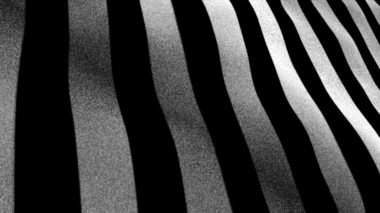 черно-белый текстильный флаг, петля