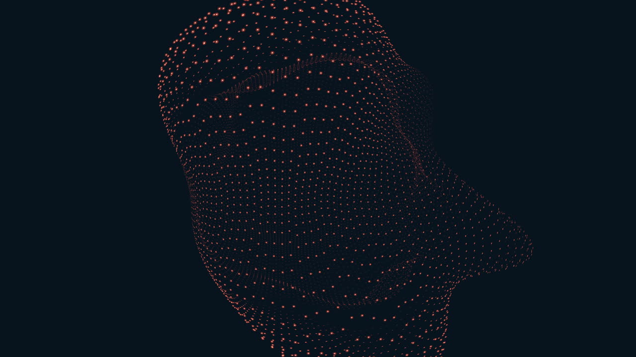 vortice a spirale di linee interconnesse di forma geometrica dinamica 3d