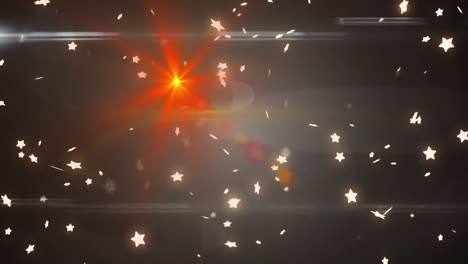 Dieses-Video-Zeigt-Sterne,-Die-Auf-Einen-Schwarzen-Hintergrund-Fallen