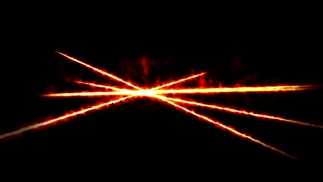 animación de fondo de rayas de luz que fluyen, línea naranja,
