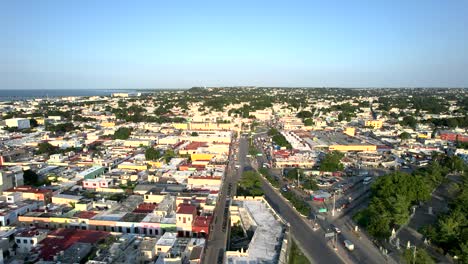 reverse view of the original wall of campeche attacked by pirates