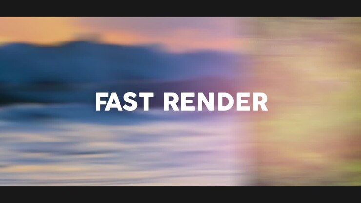 Animated Night Sky and Fast Rendered Waterfall Landscape