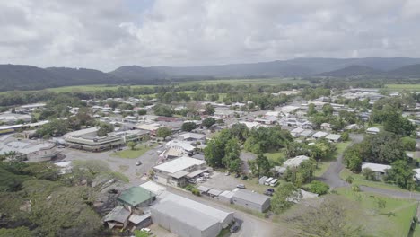 picturesque countryside town of mossman in shire of douglas, north queensland, australia