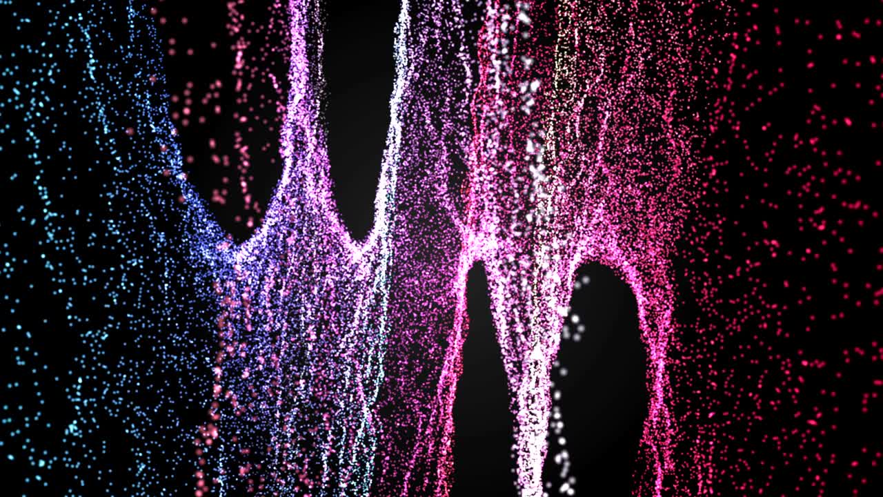 3d 렌더링 배경은 은 입자 문자열을 가지고 있습니다.