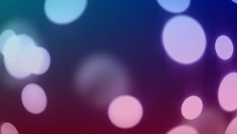 animación de puntos de luz que se mueven sobre un fondo azul.