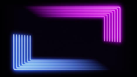 animación en bucle de espectro multicolor de fondo.