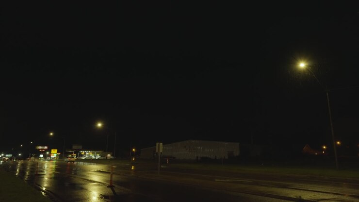 Town Lights Up Under Frequent Lightning Bolts