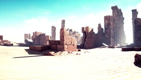 ancient ruins in the desert