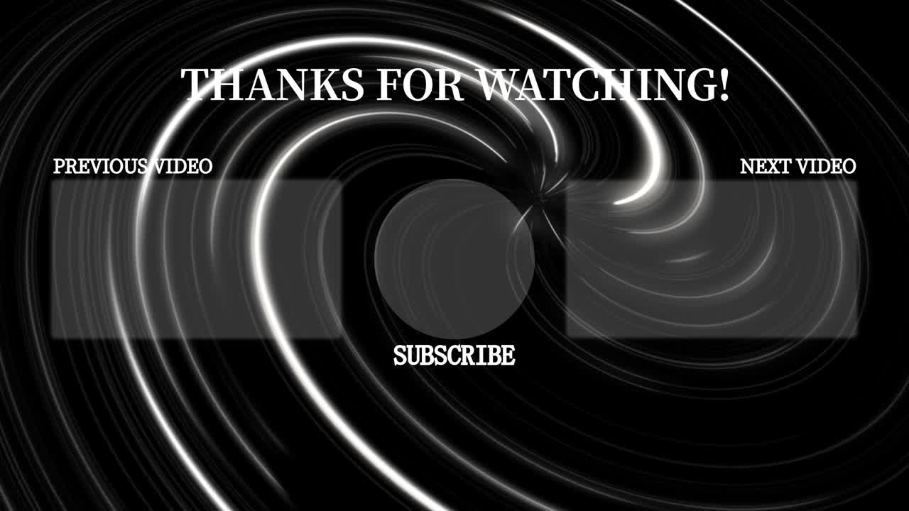 보르텍스 네온 엔드 카드 엔딩 스크린 모션