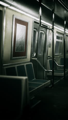 empty subway car