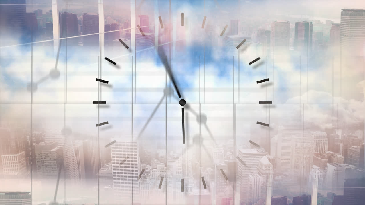 돌리는 시계의 애니메이션