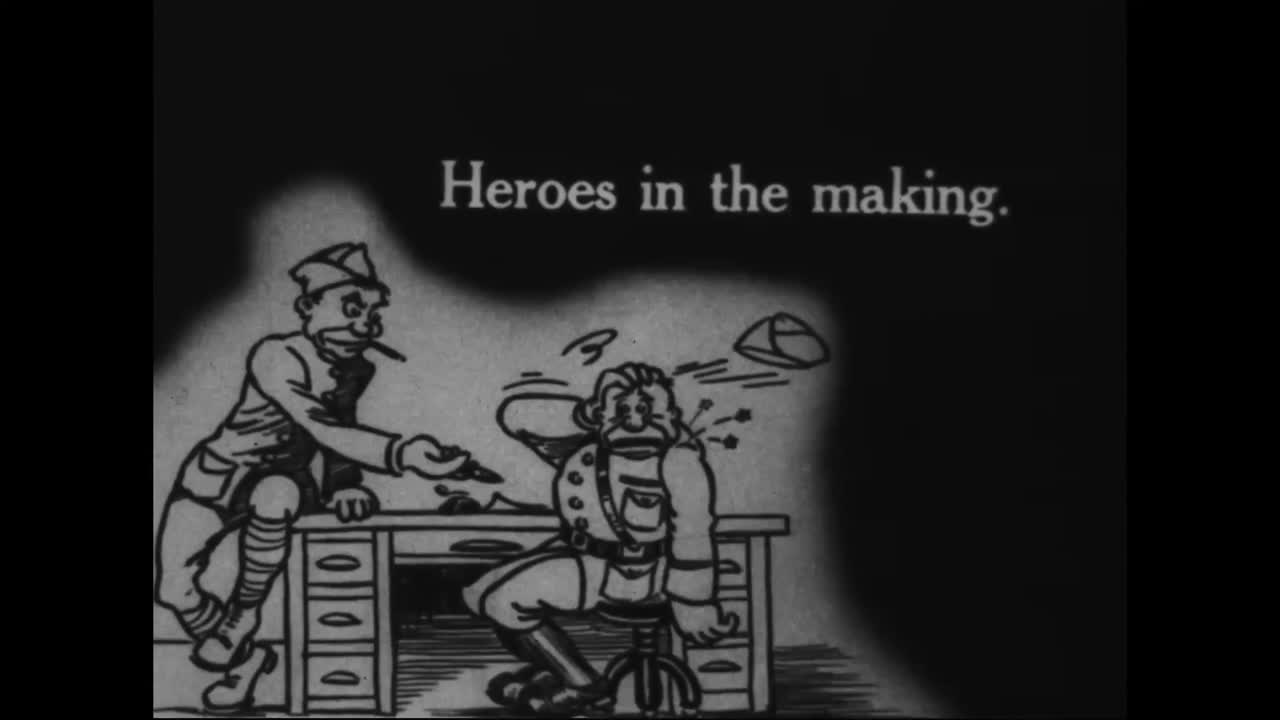 제1차 세계 대전에 참전하기 위해 훈련하는 미군