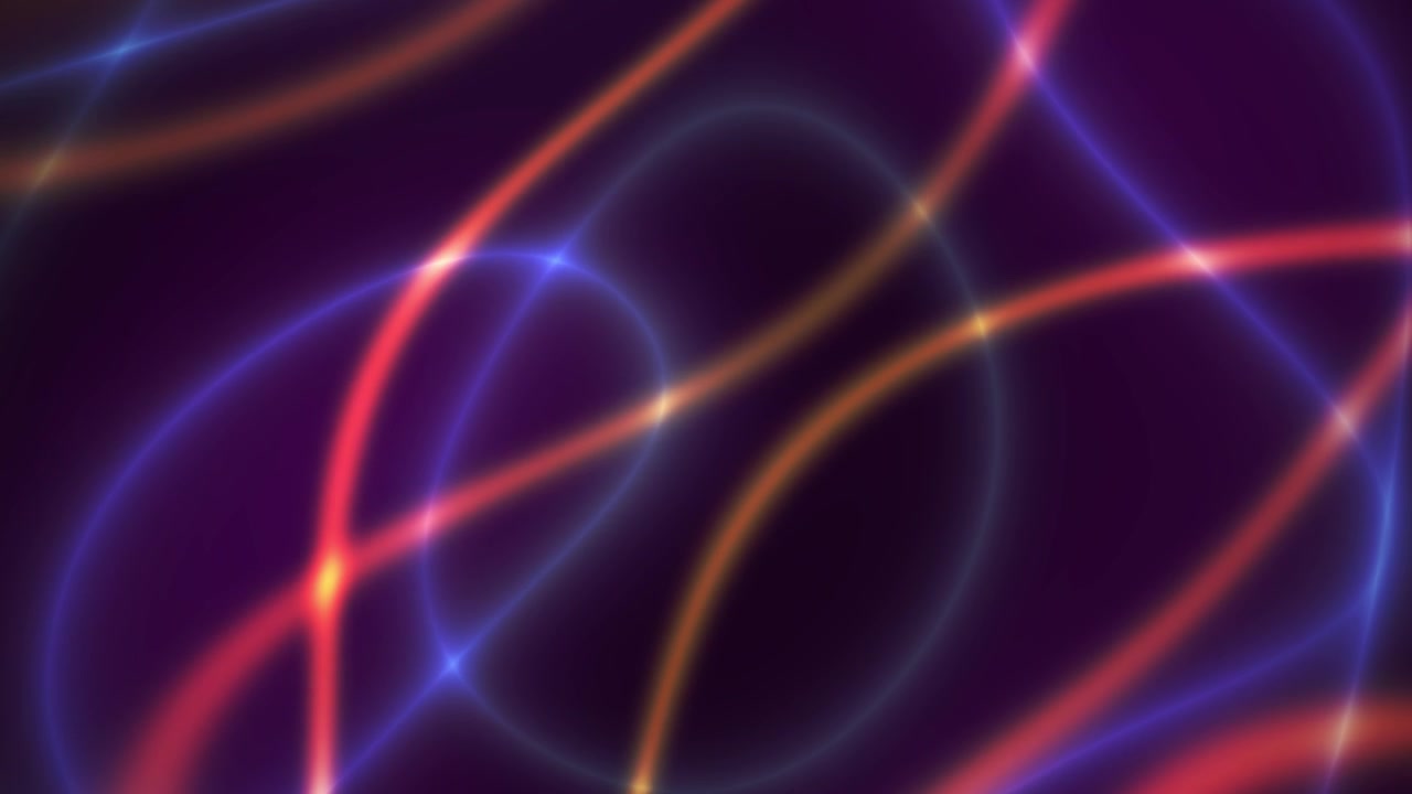 Fondo abstracto con ondas de luz de neón brillantes